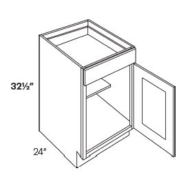 1 Door 1 Drawer Base Cabinets-HA