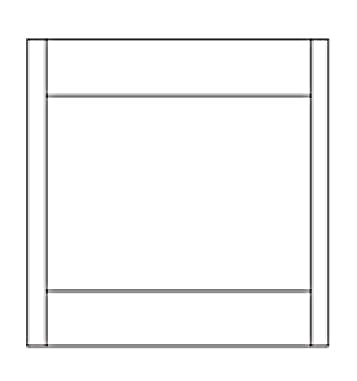 Oven Cabinet Overlay Panel