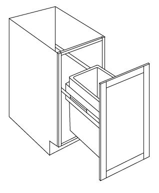 Trash Can Base (Full Height)